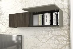 Tera Home TV-meubel | 100% Melamine Laag | 18mm Dikte | Extra Opbergruimte | Walnoot Wit -Collectie Woonkamermeubels 804TRH3077 20 205 075c