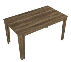 Tera Home Eettafel | 100% Melamine Gecoat | Notenhout | 18mm Dikte -Collectie Woonkamermeubels 804TRH4201 20 206 7504