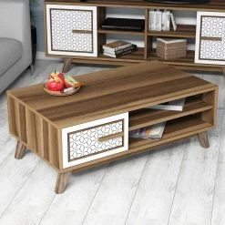 Woody Fashion Salontafel | Witte Walnoot Afwerking -Collectie Woonkamermeubels 845HCT2832 20 203 f0ef