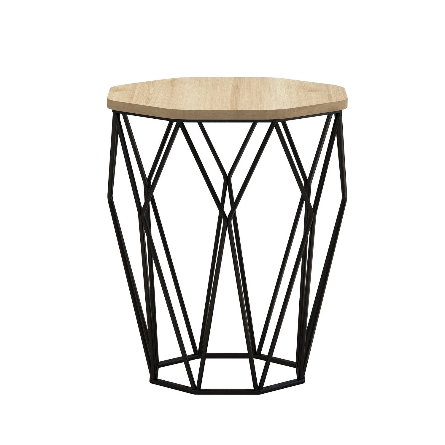 Woody Fashion Bijzettafel - Eiken Zwart, 100% Melamine, 18mm Dik 3 Woody Fashion Bijzettafel - Eiken Zwart, 100% Melamine, 18mm Dik - Afbeelding 3