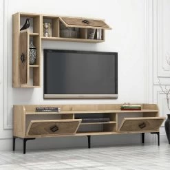 Woody Fashion TV-meubel | 100% Gemelamineerd | Eiken | 180x52x35cm 9 Woody Fashion TV-meubel | 100% Gemelamineerd | Eiken | 180x52x35cm -Collectie Woonkamermeubels 845HCT3077 20 204 b703