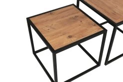 Salontafel Set | Metalen Poten | 100% Melamine Gecoat | Walnoot Zwart 21 Salontafel Set | Metalen Poten | 100% Melamine Gecoat | Walnoot Zwart -Collectie Woonkamermeubels 854KLN2902 20 2011 a2df