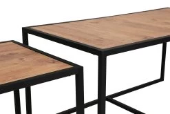 Salontafel Set | Metalen Poten | 100% Melamine Gecoat | Walnoot Zwart 18 Salontafel Set | Metalen Poten | 100% Melamine Gecoat | Walnoot Zwart -Collectie Woonkamermeubels 854KLN2902 20 2012 d3c2