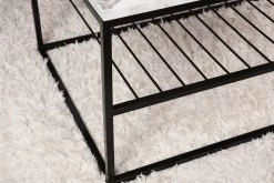 Salontafel | 100% Melamine Gecoat | WitZwart | 95x43x55 Cm -Collectie Woonkamermeubels 854KLN4306 20 205 0aa5