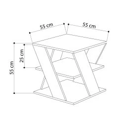 Moderne Witte Bijzettafel | Houten Mode | 18mm Dik 5 Moderne Witte Bijzettafel | Houten Mode | 18mm Dik -Collectie Woonkamermeubels 855DTE2829 20 203 06ed