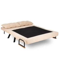 | Comfort En Stijl | Frame: Metaal | Stof: Polyester | Afmetingen: 133x78x78cm | Om Te Bouwen Tot Bed | Crème -Collectie Woonkamermeubels 859FTN1275 20 204 6bab