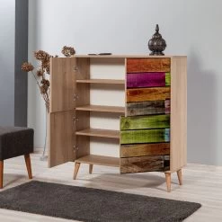 Vella Multifunctionele Kast | 18 Mm Dik | 100% Melamine | Eikenkleur -Collectie Woonkamermeubels 863SPH3931 20 203 a944