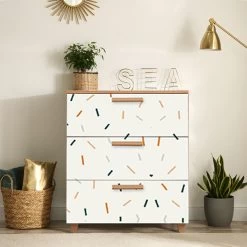 Vella Dressoir | 100% Melamine | Atlantic Pine Wit