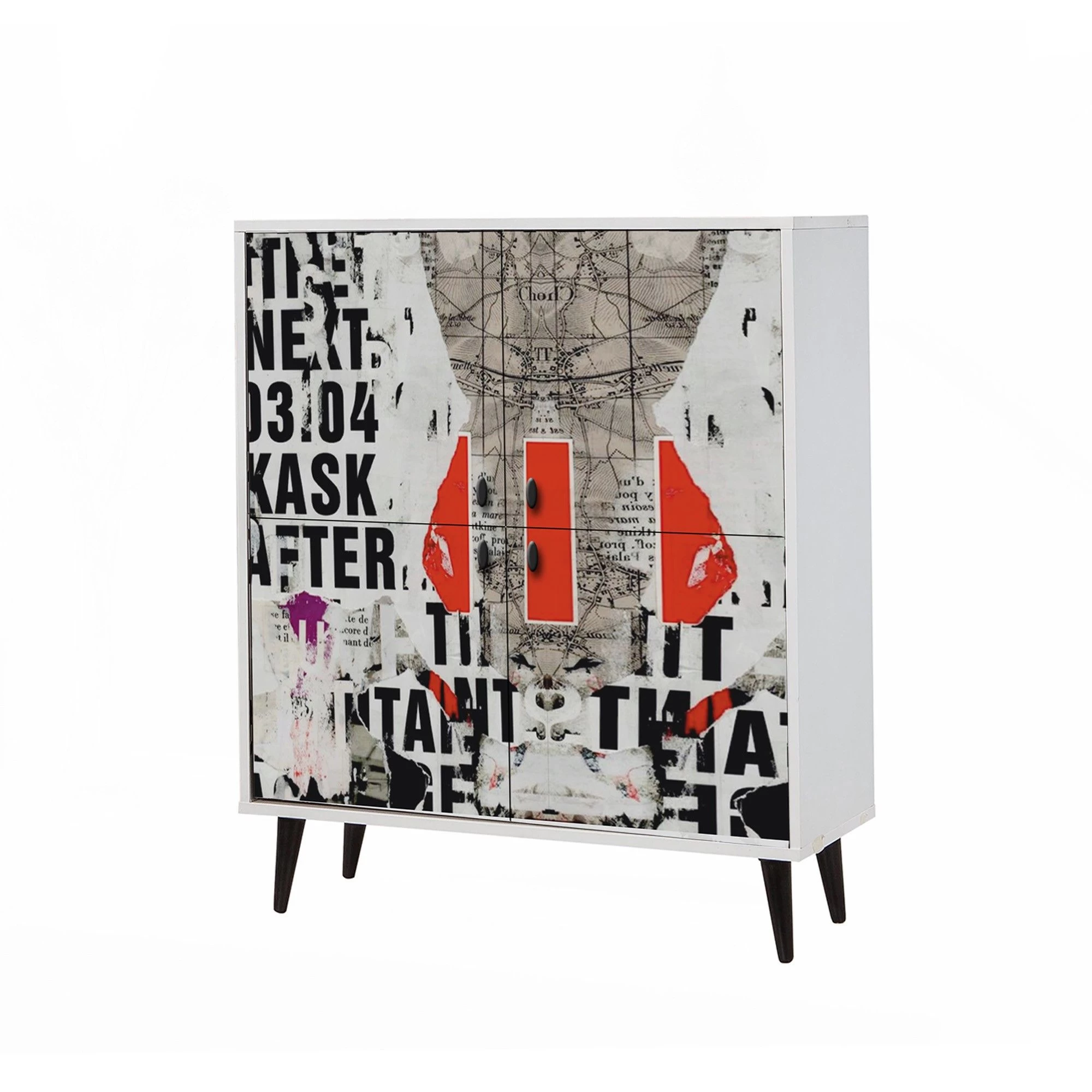 Multifunctionele Kast Vella | 100% Melamine | 18mm Dikte | Haagbeukenpoten | Metalen En Touwgrepen | 95cm X 111cm X 36cm 5 Multifunctionele Kast Vella | 100% Melamine | 18mm Dikte | Haagbeukenpoten | Metalen En Touwgrepen | 95cm X 111cm X 36cm - Afbeelding 5