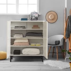 Multifunctionele Kast Vella | 100% Melamine | Metalen Poten | UV-coating -Collectie Woonkamermeubels 869VEL4527 20 202 5972