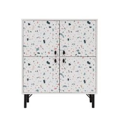 Multifunctionele Kast Vella | 100% Melamine | Metalen Poten | UV-coating -Collectie Woonkamermeubels 869VEL4527 20 205 ff60