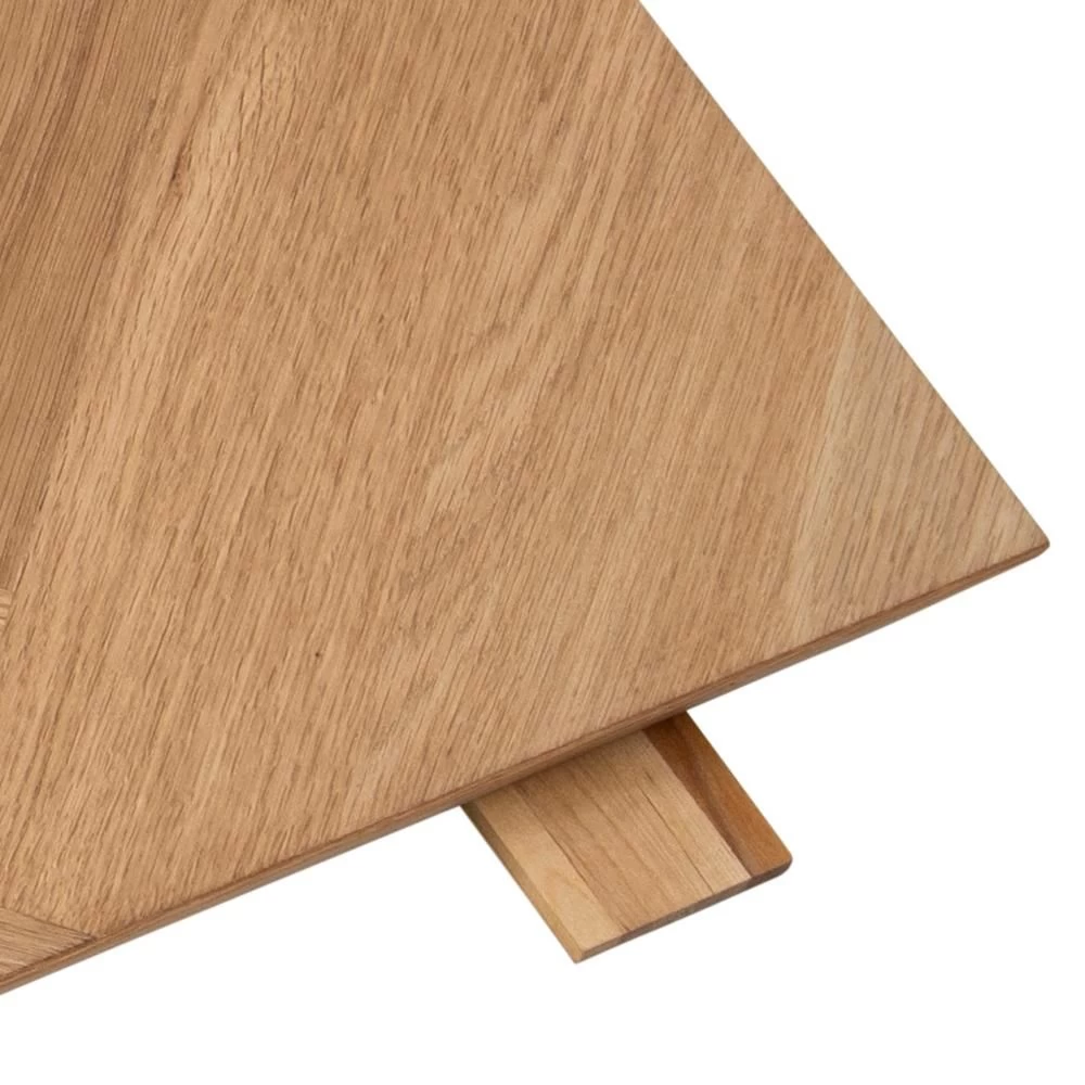 Verlengblad Brian 2st Eiken Geolied Visgraat 45x95x2.5cm 2 Verlengblad Brian 2st Eiken Geolied Visgraat 45x95x2.5cm - Afbeelding 2