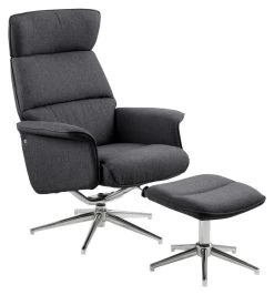 Relaxfauteuil Alura Met Voetenbankje - Grijs -Collectie Woonkamermeubels 8C580F4F B2FE 4E18 810E F17C0889299C 2939