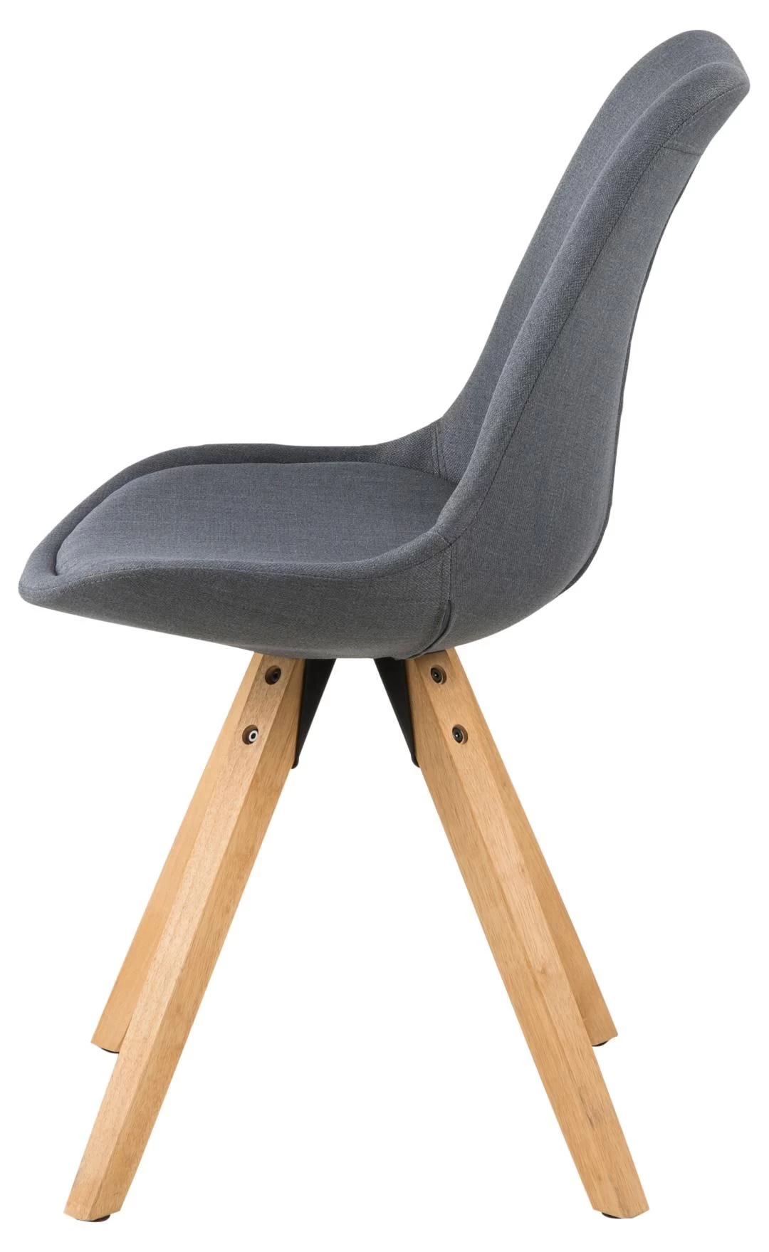 Eetkamerstoel Dimar - Donkergrijs 3 Eetkamerstoel Dimar - Donkergrijs - Afbeelding 3