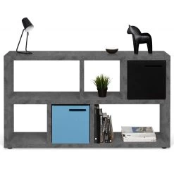 Sidetable Berkeley 6 Vakken - Beton 15 Sidetable Berkeley 6 Vakken - Beton -Collectie Woonkamermeubels 9000.322587 Berlin Console Concrete 3 9e66