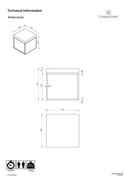 Bijzettafel Petra 55x55 Industrieel - Beton/zwart 15 Bijzettafel Petra 55x55 Industrieel - Beton/zwart -Collectie Woonkamermeubels 9000.629341 Petra 55 Concrete Pure Black 11 8eab