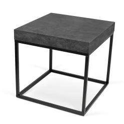 Bijzettafel Petra 55x55 Industrieel - Beton/zwart 16 Bijzettafel Petra 55x55 Industrieel - Beton/zwart -Collectie Woonkamermeubels 9000.629341 Petra 55 Concrete Pure Black 6 f5f0