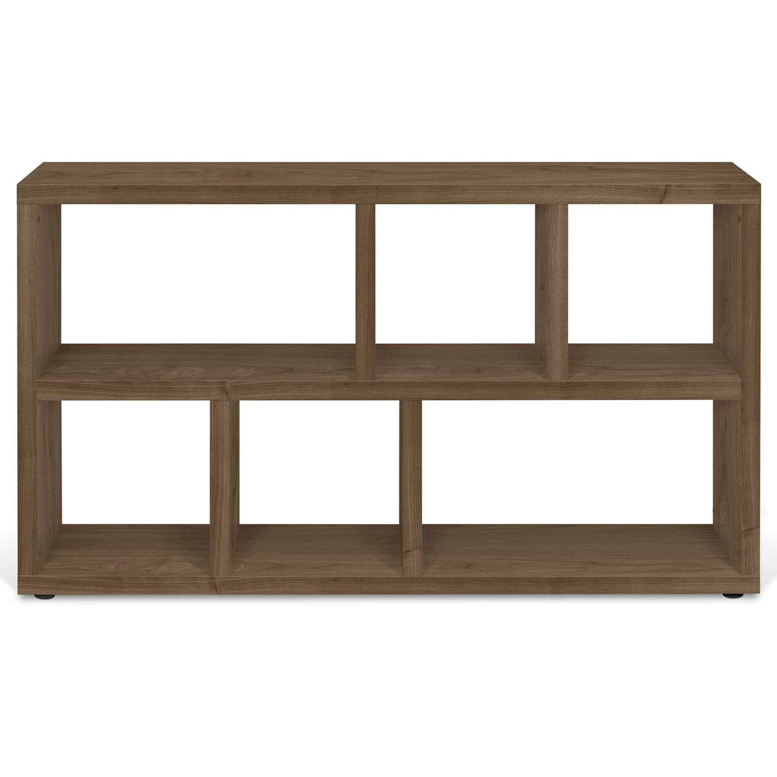 Sidetable Berkeley 6 Vakken - Walnootfineer 4 Sidetable Berkeley 6 Vakken - Walnootfineer - Afbeelding 4