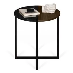 Bijzettafel Sonata - Walnoot/zwart Marmer 25 Bijzettafel Sonata - Walnoot/zwart Marmer -Collectie Woonkamermeubels 9003.629211 Sonata 50 Walnut and Black Marble 5 8532