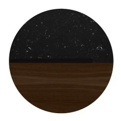 Bijzettafel Sonata - Walnoot/zwart Marmer 16 Bijzettafel Sonata - Walnoot/zwart Marmer -Collectie Woonkamermeubels 9003.629211 Sonata 50 Walnut and Black Marble 6 1220