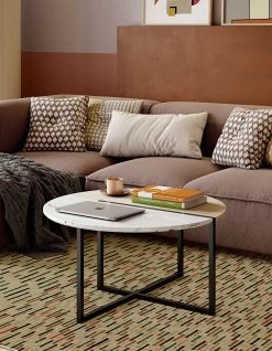 Salontafel Sonata - Eik/wit Marmer 24 Salontafel Sonata - Eik/wit Marmer -Collectie Woonkamermeubels 9003.629228 Sonata 80 Light Oak and White Marble 10 954e