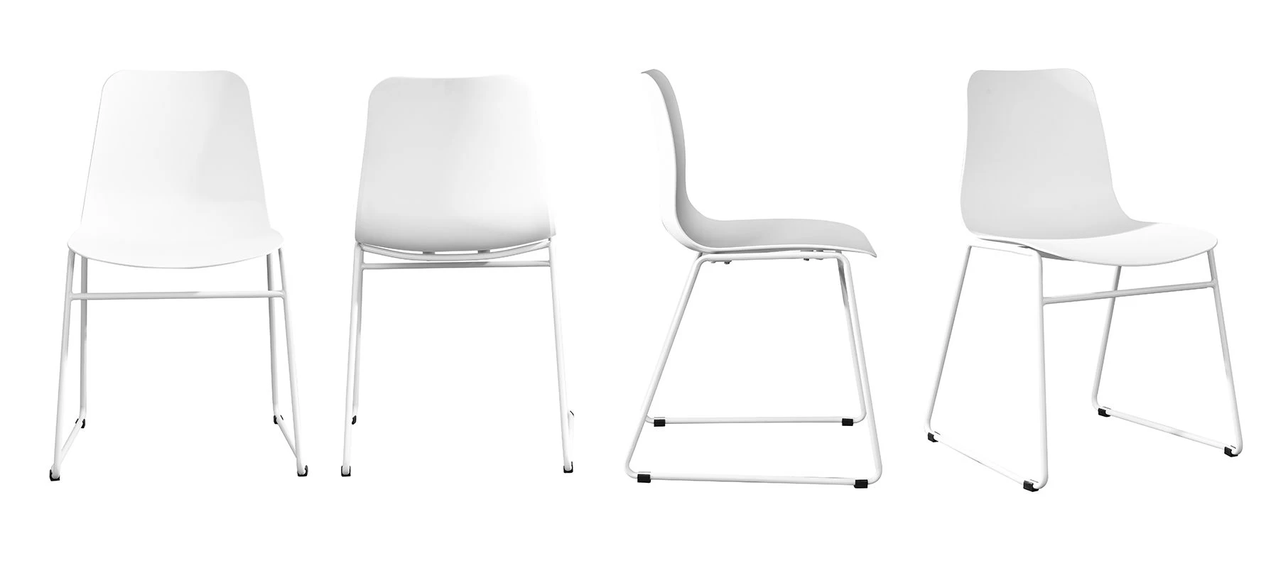 Stoel Marie - Wit 4 Stoel Marie - Wit - Afbeelding 4