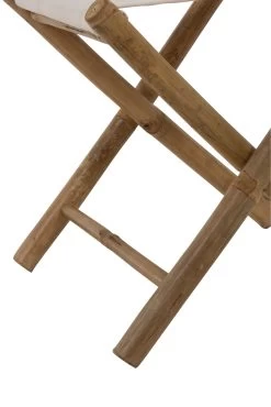 Stoelje Plooibaar Bamboe+textiel Naturel/wit 8 Stoelje Plooibaar Bamboe+textiel Naturel/wit -Collectie Woonkamermeubels 91400 5 4baf
