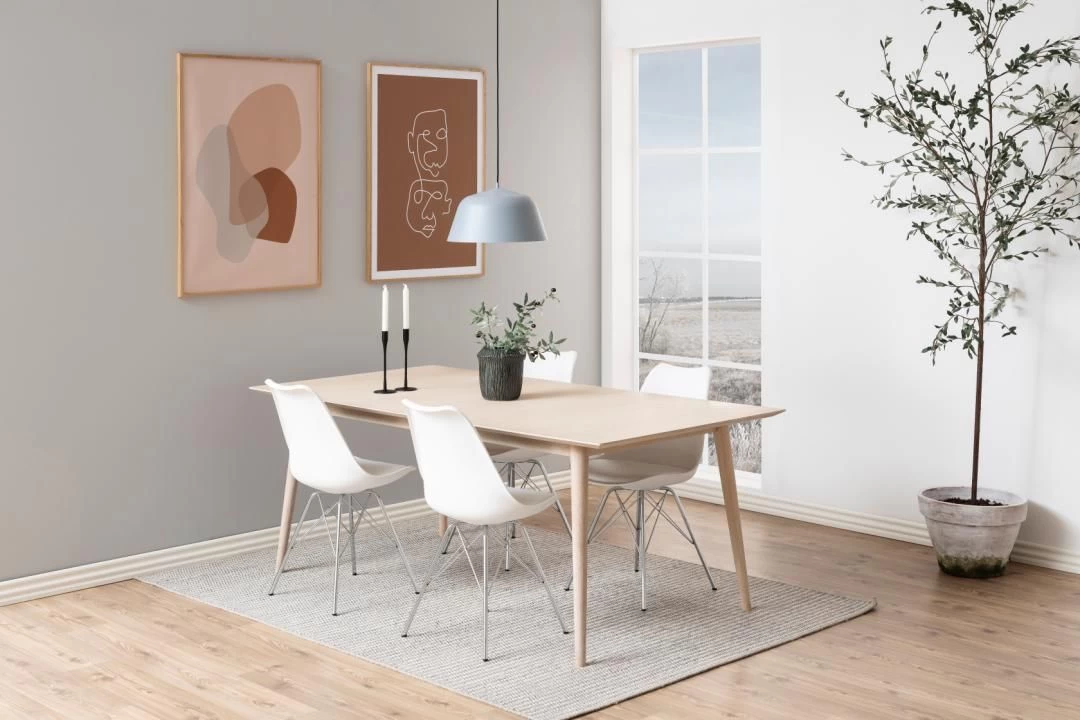 Kuipstoel Irma - Wit/chroom 2 Kuipstoel Irma - Wit/chroom - Afbeelding 2