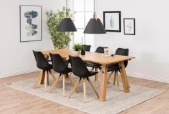 Eetkamerstoel Dima - Lederlook - Zwart/ Bruin 10 Eetkamerstoel Dima - Lederlook - Zwart/ Bruin -Collectie Woonkamermeubels 930B2A37 1AED 45DB A6EE A2DAC6D27947 6370