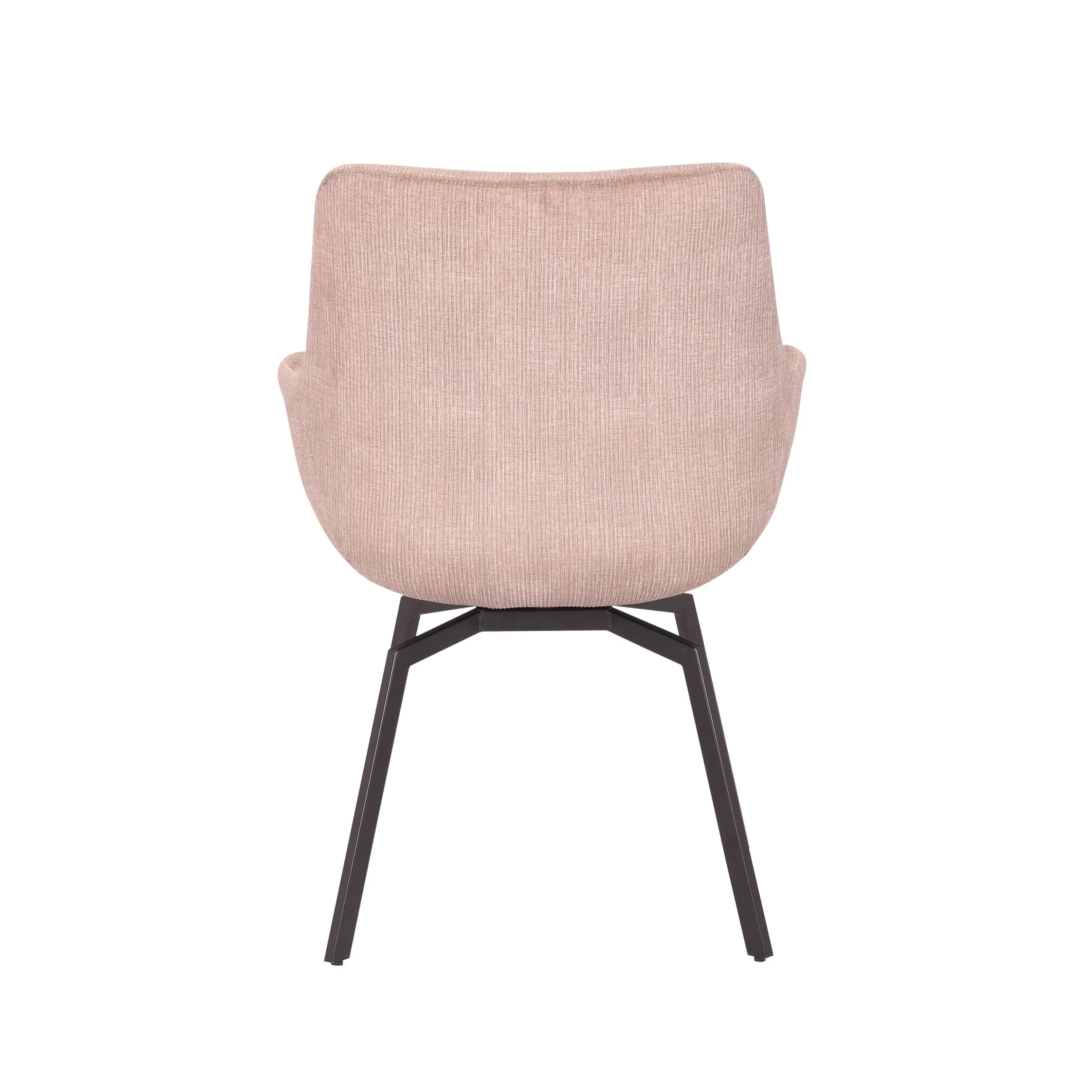 Draaistoel Modesta Ribfluweel - Beige 3 Draaistoel Modesta Ribfluweel - Beige - Afbeelding 3