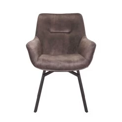 Draaistoel Modesta Ribfluweel - Taupe 8 Draaistoel Modesta Ribfluweel - Taupe -Collectie Woonkamermeubels 9400 4 A 8ae2