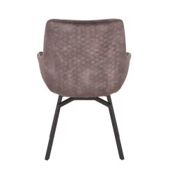 Draaistoel Modesta Ribfluweel - Taupe 7 Draaistoel Modesta Ribfluweel - Taupe -Collectie Woonkamermeubels 9400 4 C 7f6f