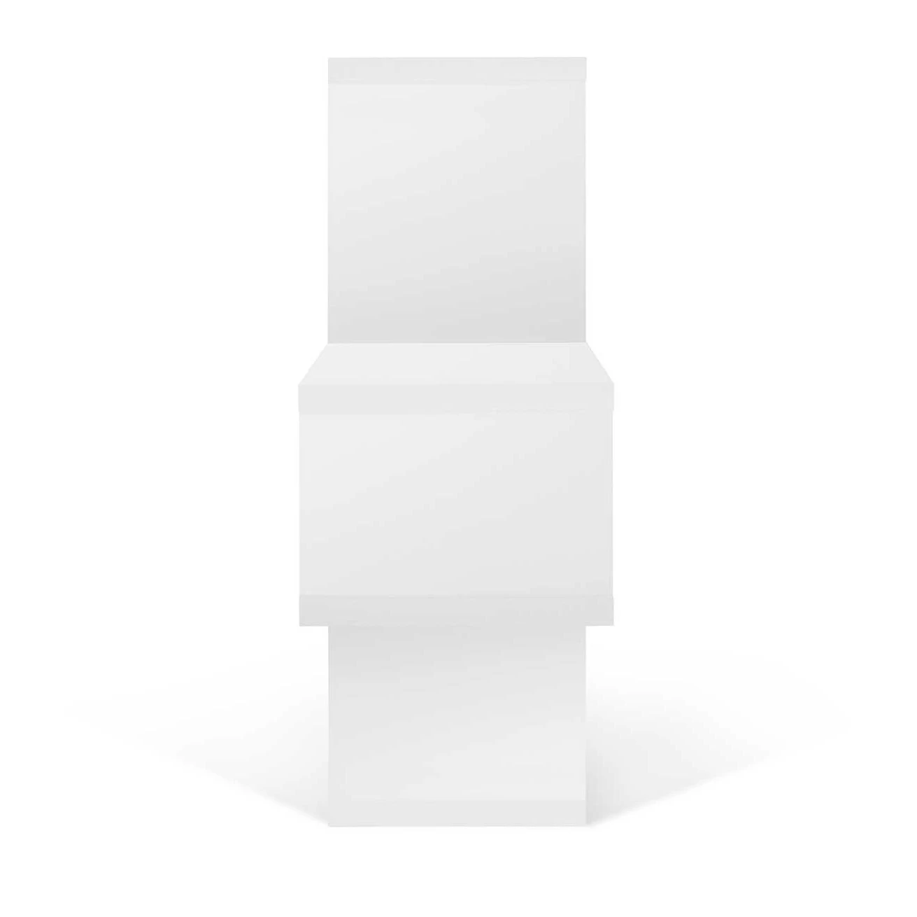 Boekenkast Lisbon 1 - Wit/zwart 4 Boekenkast Lisbon 1 - Wit/zwart - Afbeelding 4