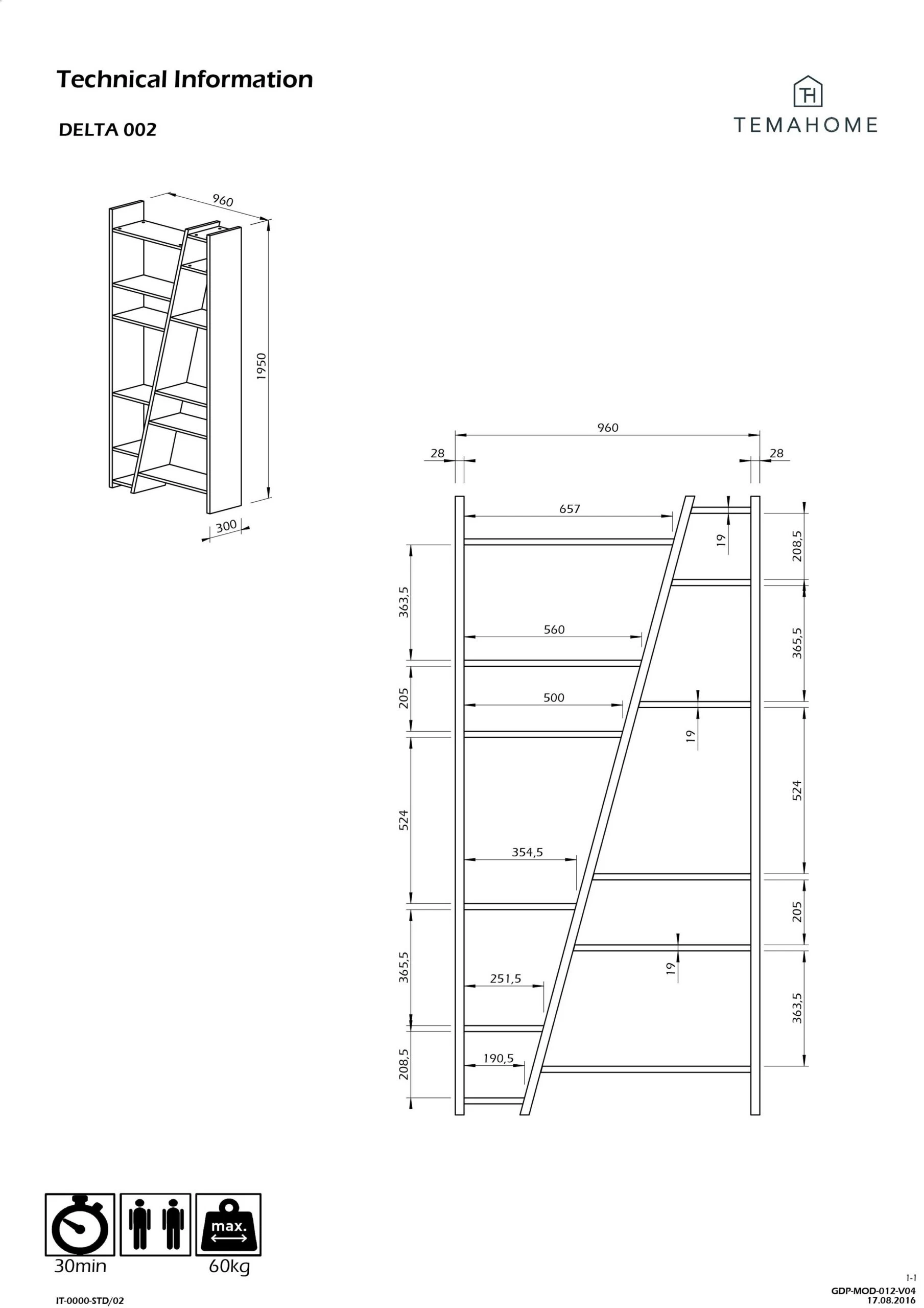Opbergrek Dallas 2 - Wit 2 Opbergrek Dallas 2 - Wit - Afbeelding 2