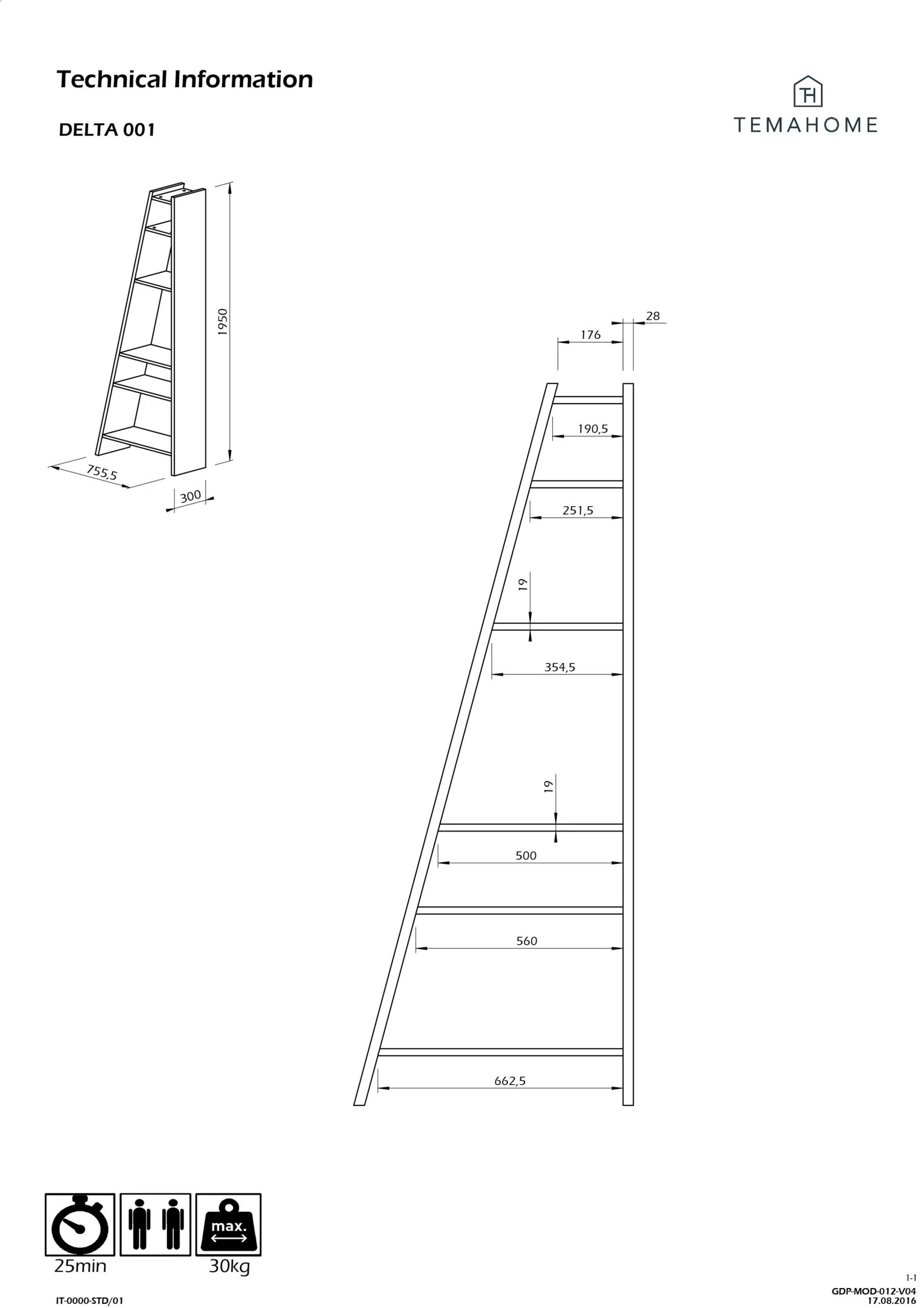 Opbergrek Dallas 1 - Zwart 3 Opbergrek Dallas 1 - Zwart - Afbeelding 3