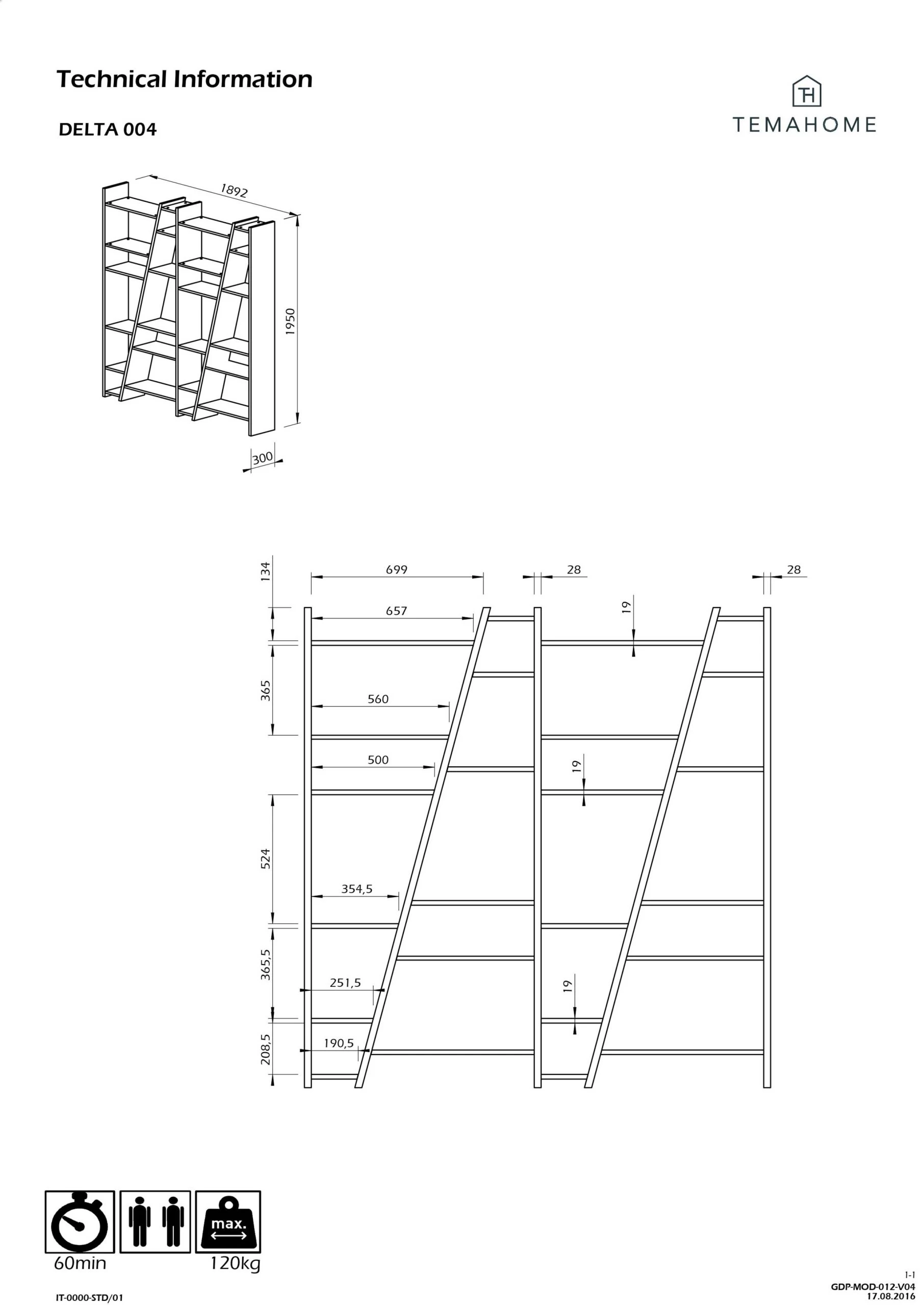 Opbergrek Dallas 4 - Zwart 2 Opbergrek Dallas 4 - Zwart - Afbeelding 2