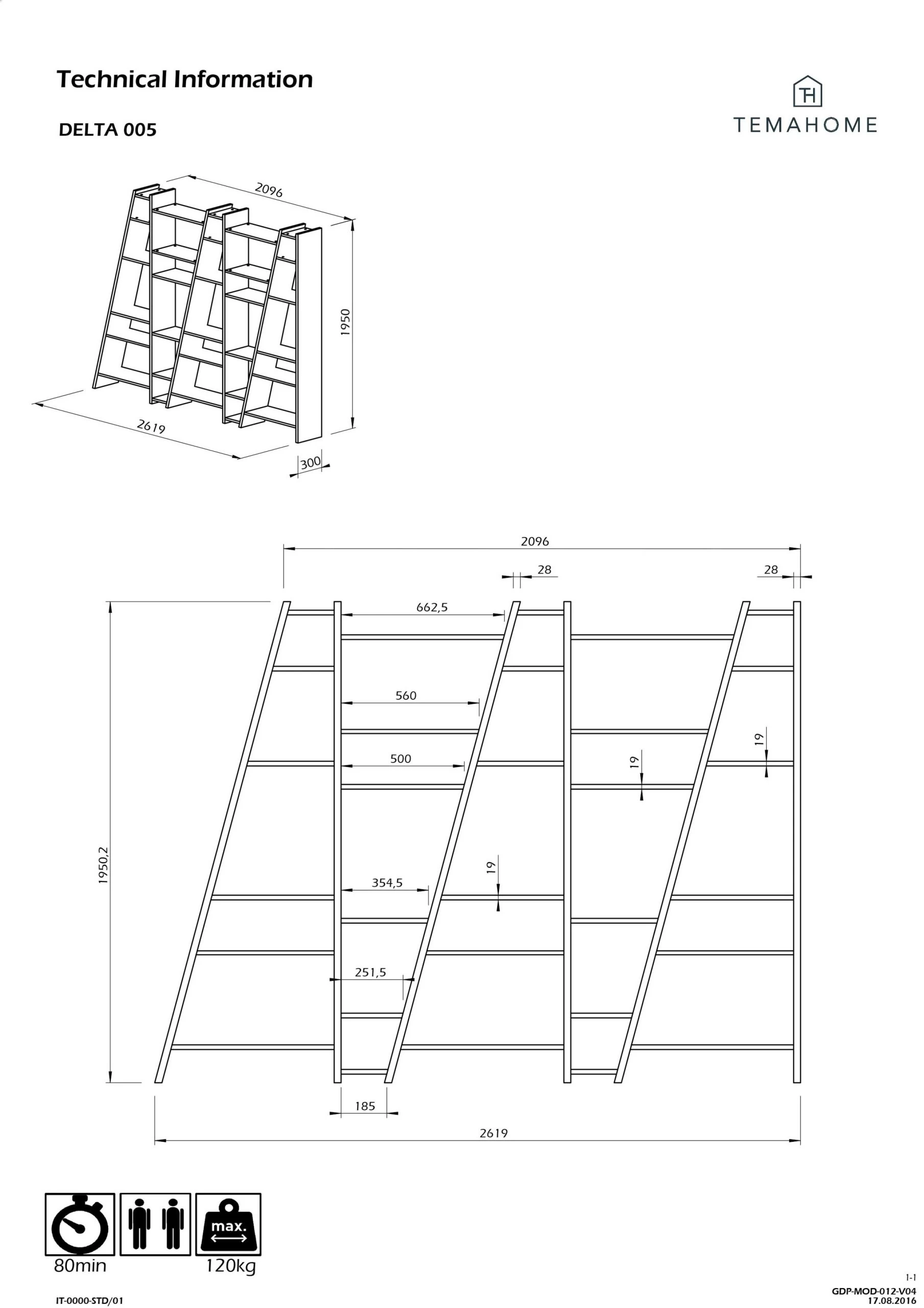 Opbergrek Dallas 5 - Zwart 3 Opbergrek Dallas 5 - Zwart - Afbeelding 3