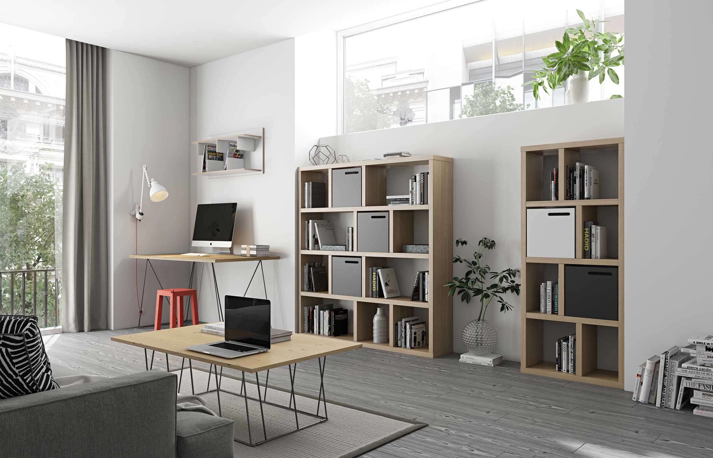 Opbergrek Berkeley 150 Cm 4 Niveaus - Eikfineer 10 Opbergrek Berkeley 150 Cm 4 Niveaus - Eikfineer - Afbeelding 10