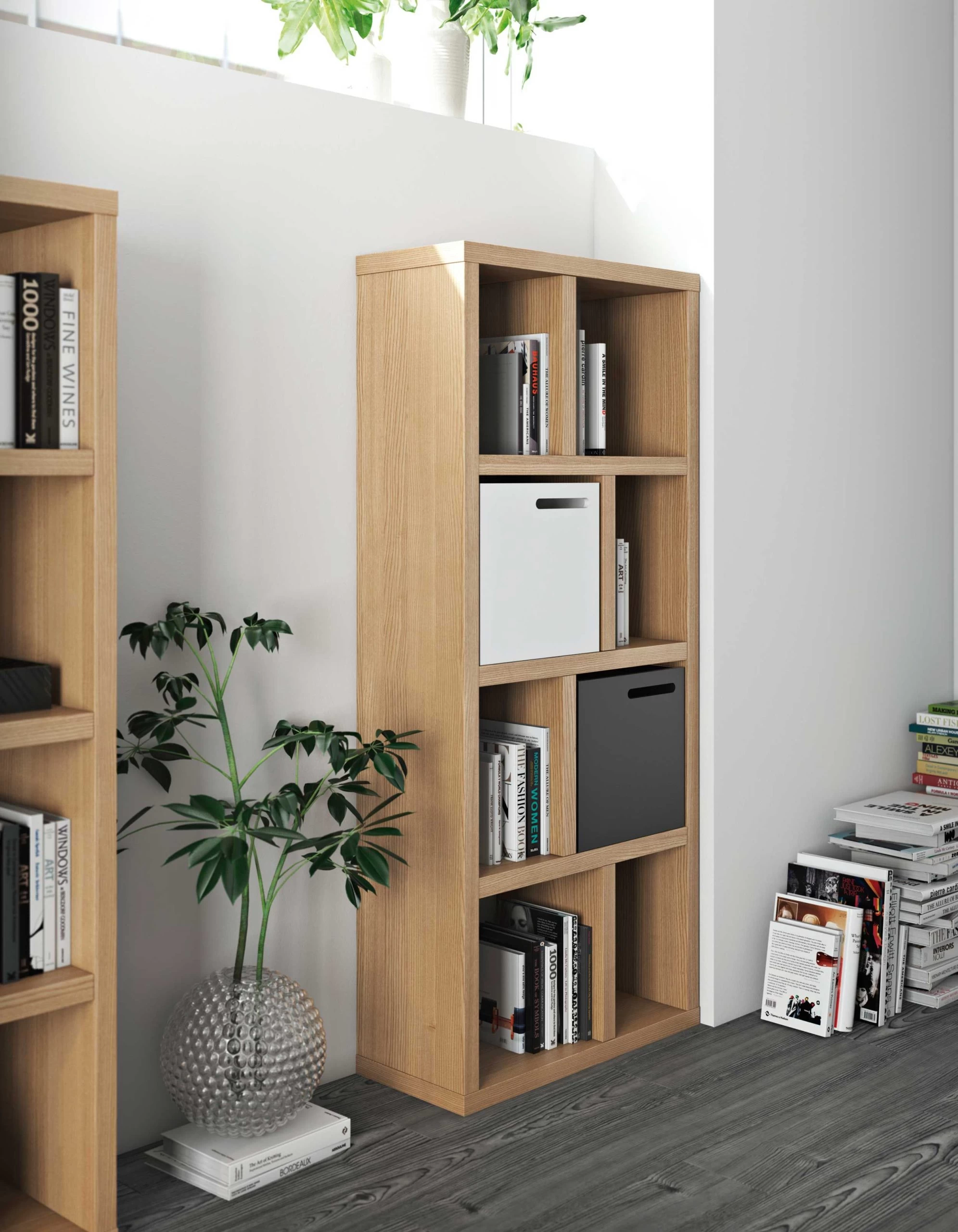 Opbergrek Berkeley 70 Cm 4 Niveaus - Eikfineer 10 Opbergrek Berkeley 70 Cm 4 Niveaus - Eikfineer - Afbeelding 10