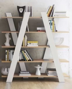 Rek Wind - Eik/wit 20 Rek Wind - Eik/wit -Collectie Woonkamermeubels 9500.318054 Wind white oak 2 038c