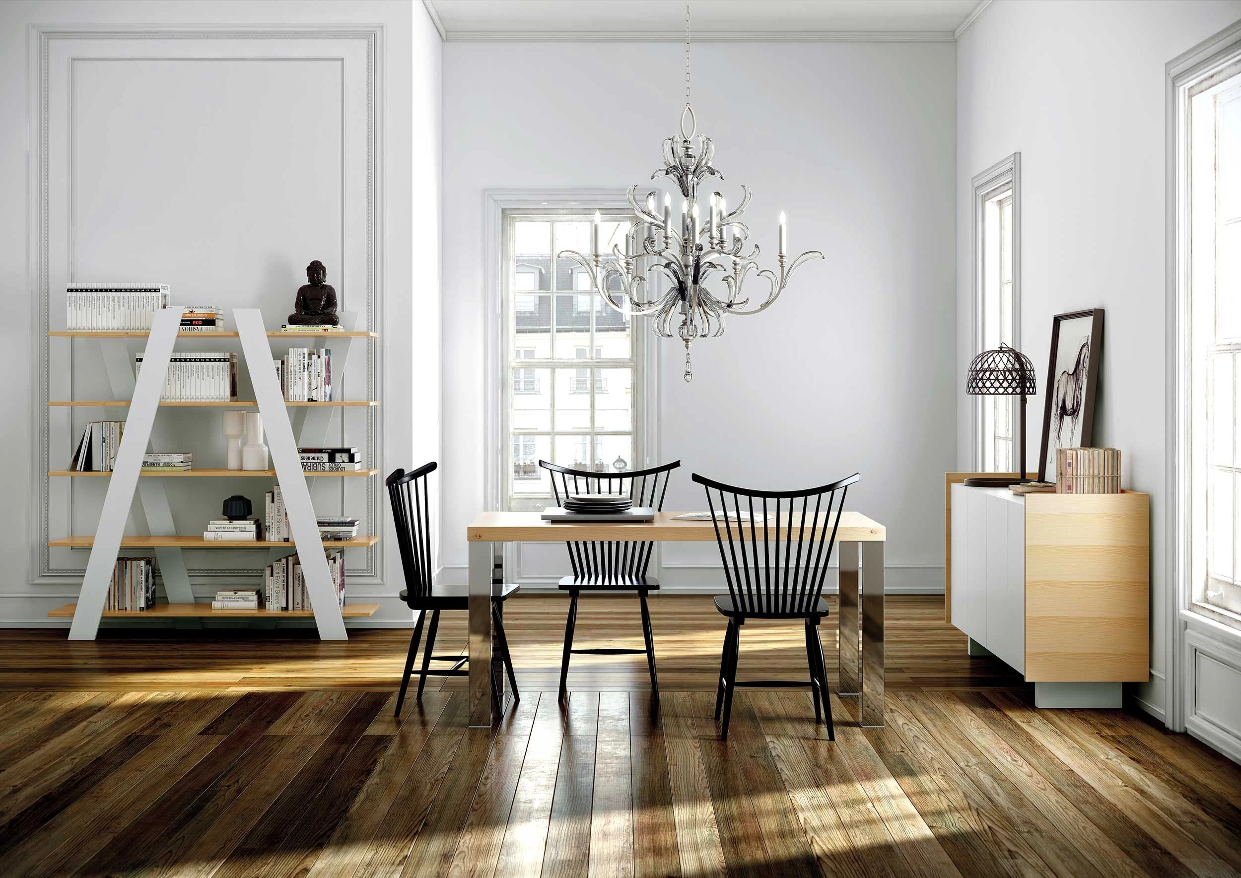 Rek Wind - Eik/wit 9 Rek Wind - Eik/wit - Afbeelding 9