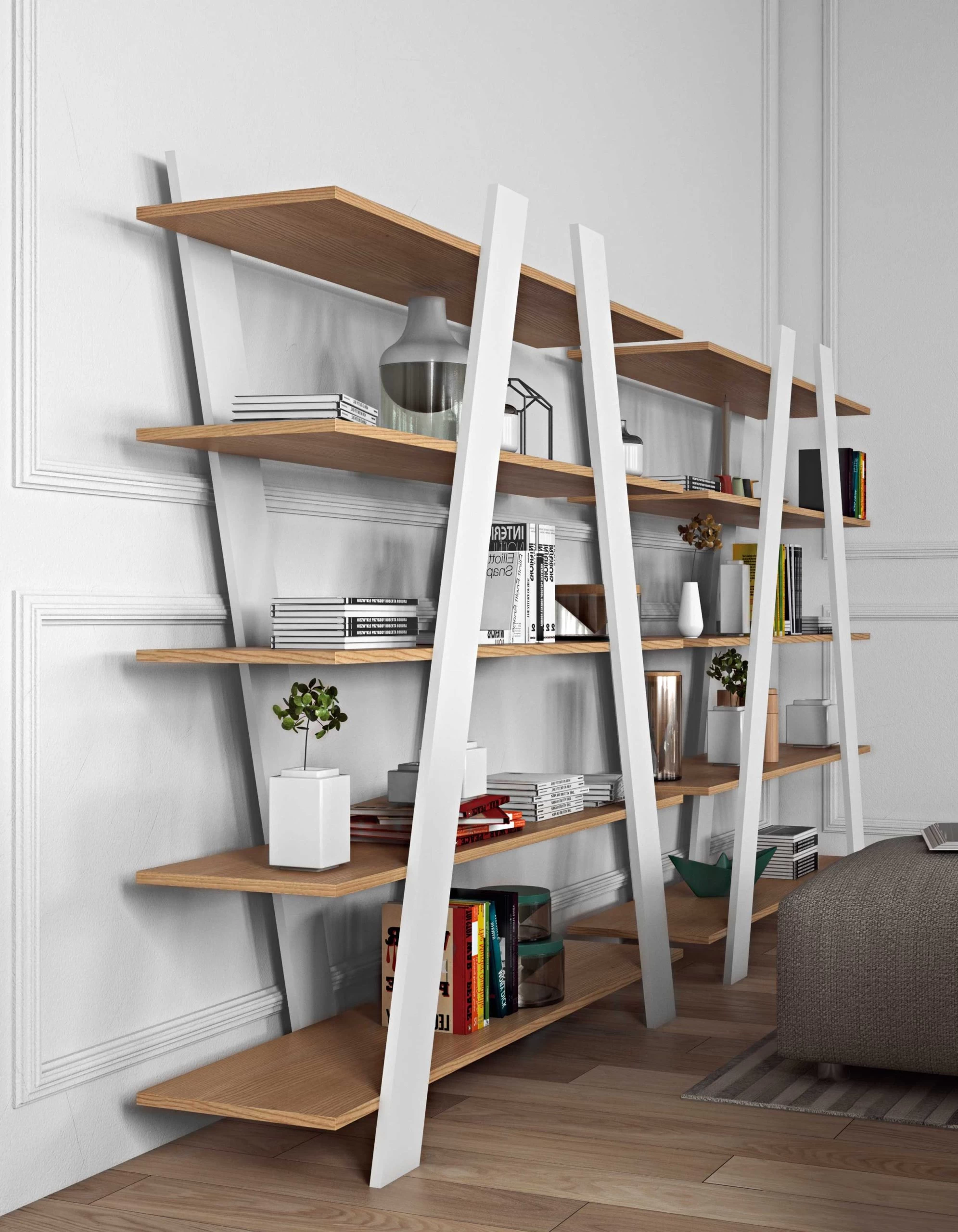 Rek Wind - Eik/wit 8 Rek Wind - Eik/wit - Afbeelding 8