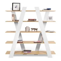 Rek Wind - Eik/wit 21 Rek Wind - Eik/wit -Collectie Woonkamermeubels 9500.318054 Wind white oak 6 a348