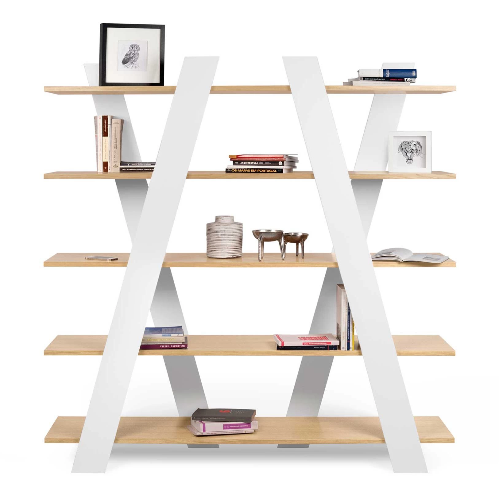 Rek Wind - Eik/wit 11 Rek Wind - Eik/wit - Afbeelding 11