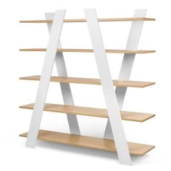 Rek Wind - Eik/wit 15 Rek Wind - Eik/wit -Collectie Woonkamermeubels 9500.318054 Wind white oak 8 f4a1