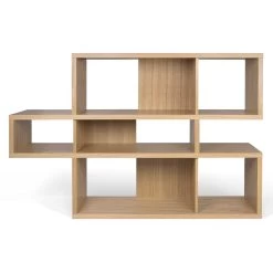 Boekenkast Lisbon 1 - Eikfineer 20 Boekenkast Lisbon 1 - Eikfineer -Collectie Woonkamermeubels 9500.319631 London 001Oak Oak Backs 6 f909