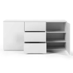 Dressoir Join 180cm Met 2 Deuren En 3 Laden - Mat Wit -Collectie Woonkamermeubels 9500.404382 Join 180 H1 pure white with base 3 ef6b 1
