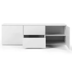 Dressoir Join 180cm Met 2 Deuren En 2 Laden - Mat Wit -Collectie Woonkamermeubels 9500.405266 Join180L1 Sideboard pure white with base 3 d3b4