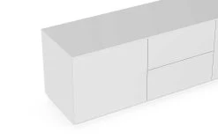 Dressoir Join 180cm Met 2 Deuren En 2 Laden - Mat Wit -Collectie Woonkamermeubels 9500.405266 Join180L1 Sideboard pure white with base 4 bc24