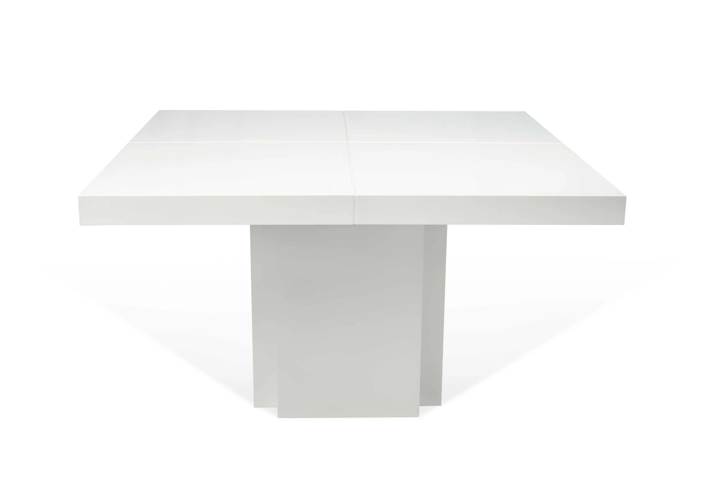 Eettafel Mundus 130 X 130 Cm - Hoogglans Wit 10 Eettafel Mundus 130 X 130 Cm - Hoogglans Wit - Afbeelding 10
